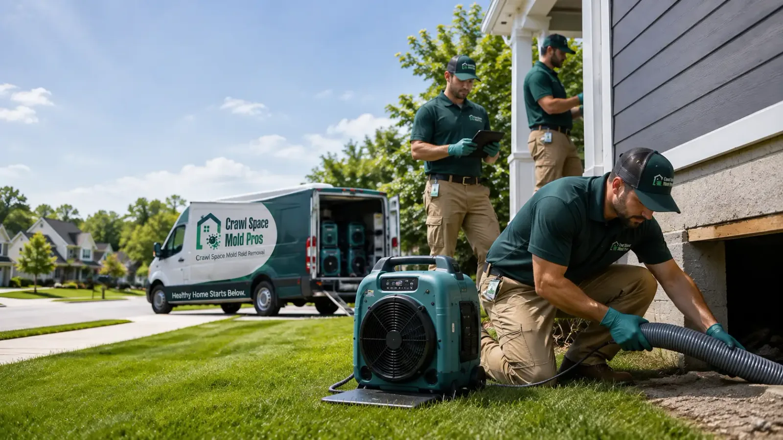 Crawl Space Mold Removal in Dudley, PA